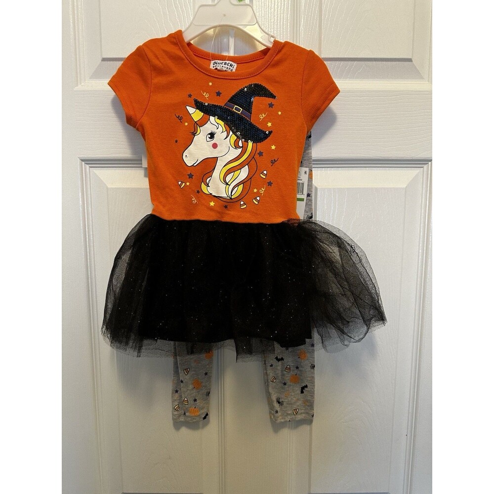 Blueberi Boulevard Halloween 2-piece Set Size 3T
